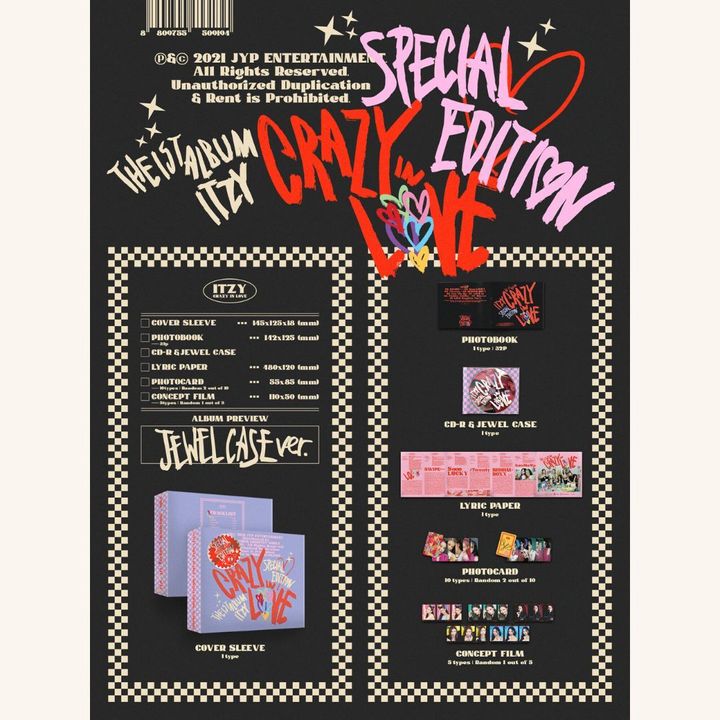 ITZY - 正規一輯: Crazy In Love 【Jewel Case 特別版】（CD） 內頁 1