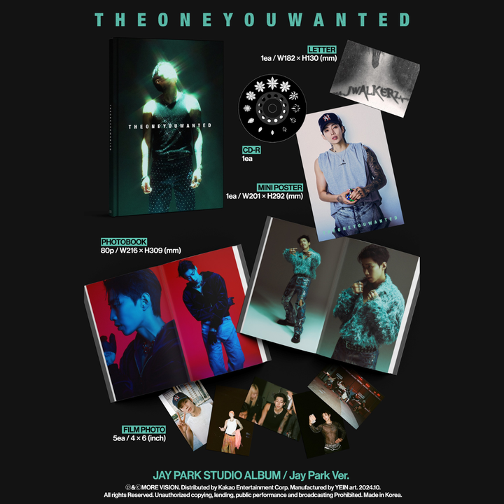朴載範 JAY PARK - The One You Wanted（CD） 內頁 1