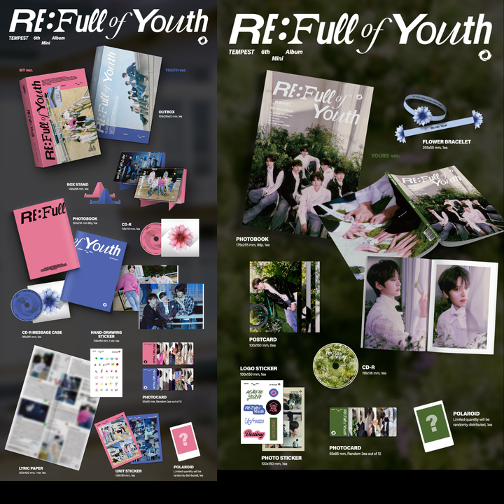 TEMPEST - 迷你五輯: RE Full Of Youth（CD） 內頁 1