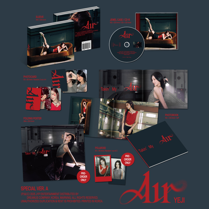 禮志 YEJI (ITZY) - 首張專輯: Air【特別版】（CD） 內頁 1