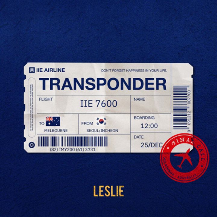 LesliE - TRANSPONDER（CD） 封面