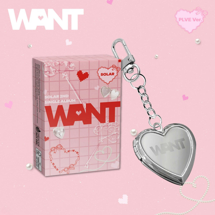 頌樂 SOLAR (MAMAMOO+) - 單曲二輯: Want 【PLVE版】（數位專輯） 封面