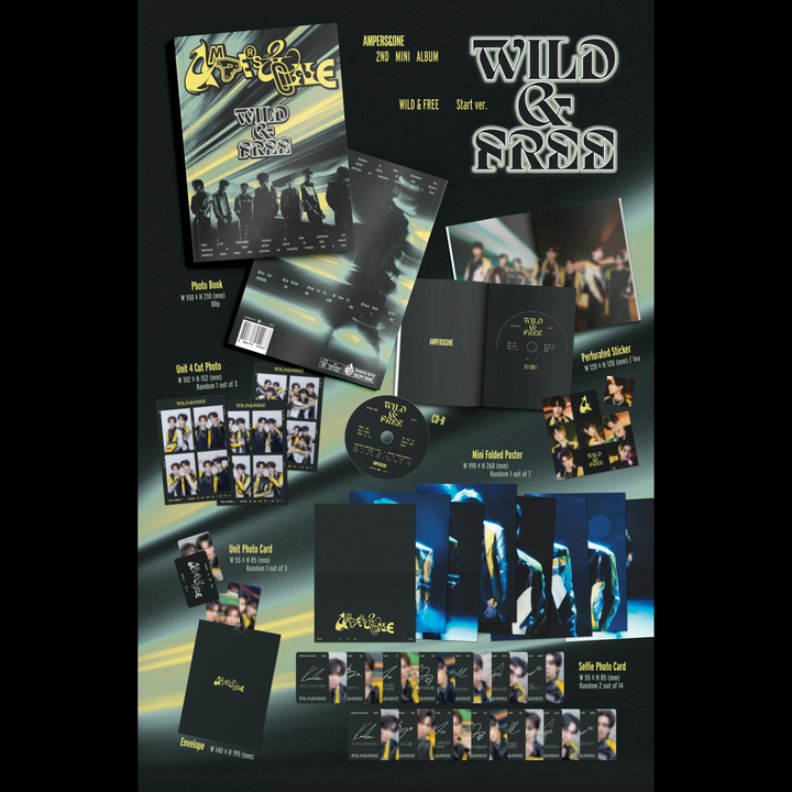 AMPERS&ONE - 迷你二輯: Wild & Free 【Start版】（CD） 內頁 1