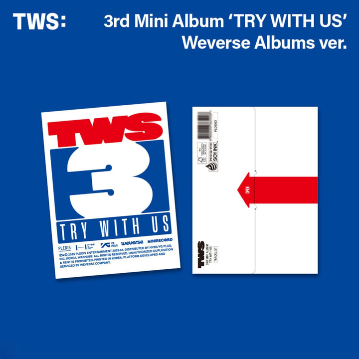 TWS - 迷你三輯: Try With Us 【Weverse版】（數位專輯） 封面