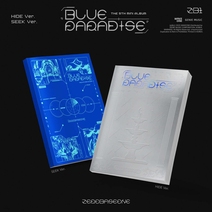 ZEROBASEONE (ZB1) - 迷你五輯: Blue Paradise（Photobook 版｜CD） 封面