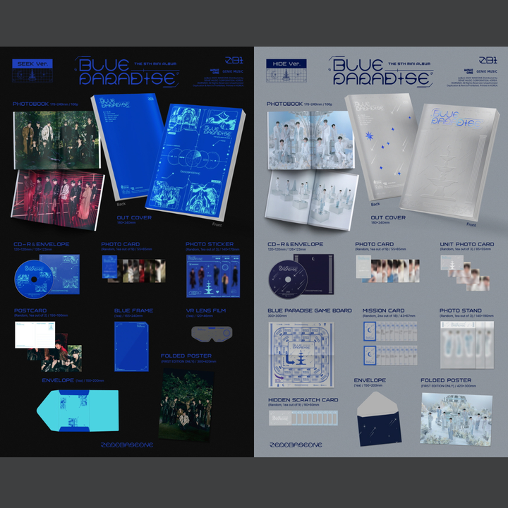 ZEROBASEONE (ZB1) - 迷你五輯: Blue Paradise（Photobook 版｜CD） 內頁 1