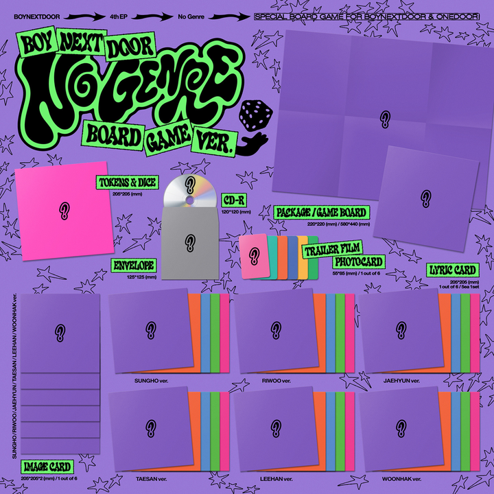 BOYNEXTDOOR - 迷你四輯: No Genre【Board Game版】（CD） 內頁 1