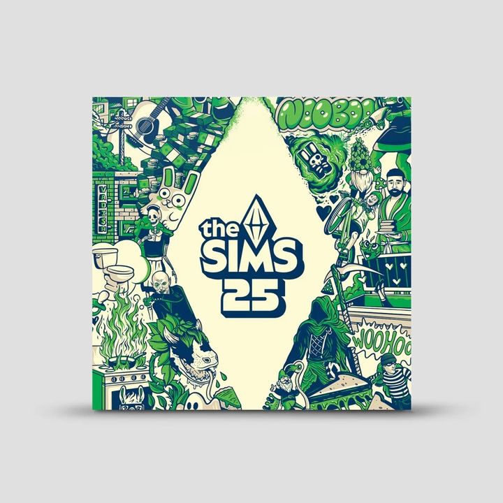 模擬市民 The Sims 25 週年 原聲帶（黑膠唱片 LP） 封面