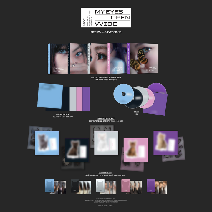 MEOVV - 1st EP: My Eyes Open VVide【MEOVV版】（CD） 內頁 1