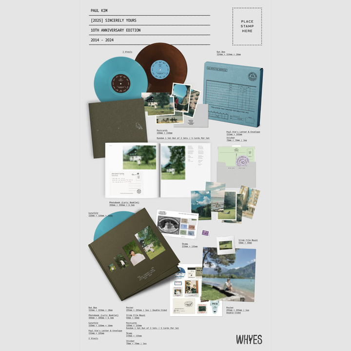 Paul Kim - Sincerely Yours【10周年限量彩膠】（黑膠唱片 2LP） 內頁 1