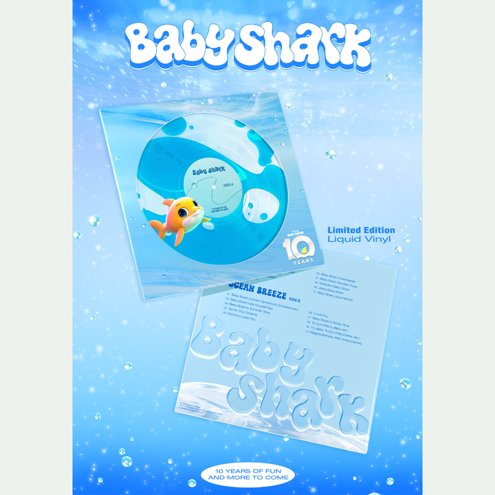 碰碰狐 Pinkfong - Baby Shark【液態膠｜10周年紀念版】（黑膠唱片 LP） 內頁 1