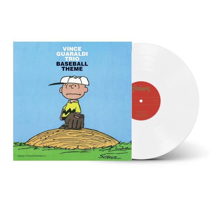 查理布朗 Vince Guaraldi Trio - Baseball Theme（白色彩膠｜7吋膠｜黑膠唱片 LP） 封面