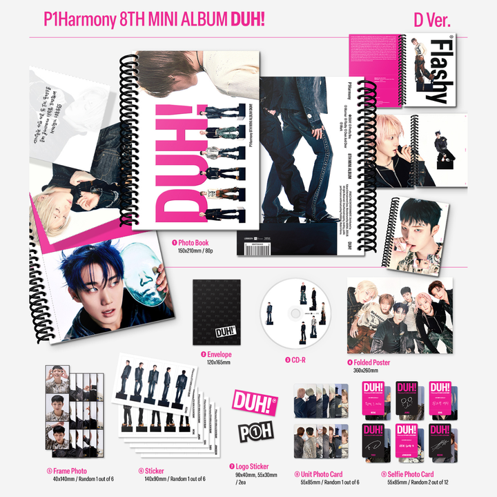 P1Harmony - 迷你8輯: DUH! 【Photobook 版】（CD） 內頁 1