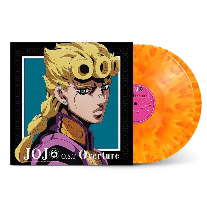 JOJO 的奇妙冒險 黃金之風 原聲帶 (彩膠｜黑膠唱片 2LP) 封面