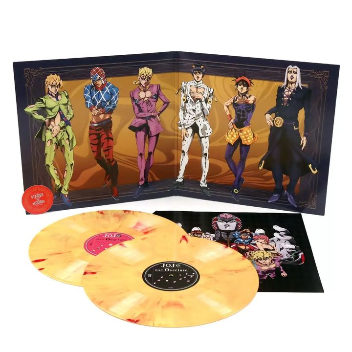 JOJO 的奇妙冒險 黃金之風 原聲帶 (彩膠｜黑膠唱片 2LP) 內頁 1