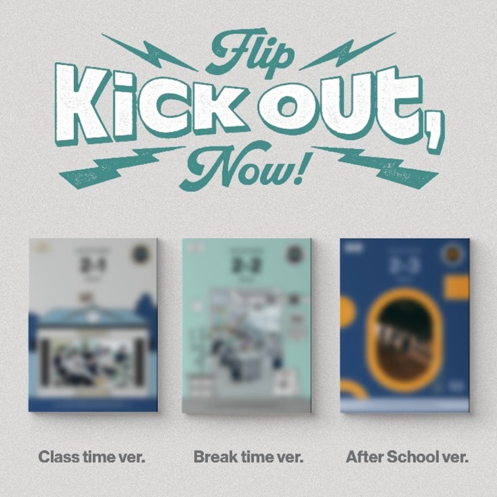 Kickflip - 迷你二輯: KICK OUT, FLIP NOW!【Photobook 版】（CD） 封面