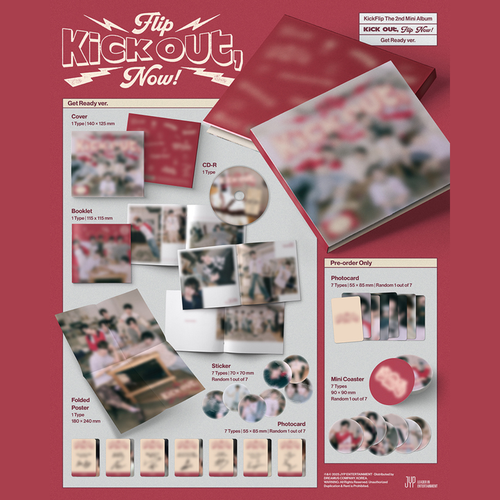 Kickflip - 迷你二輯: KICK OUT, FLIP NOW!【Get Ready 版】（CD） 內頁 1