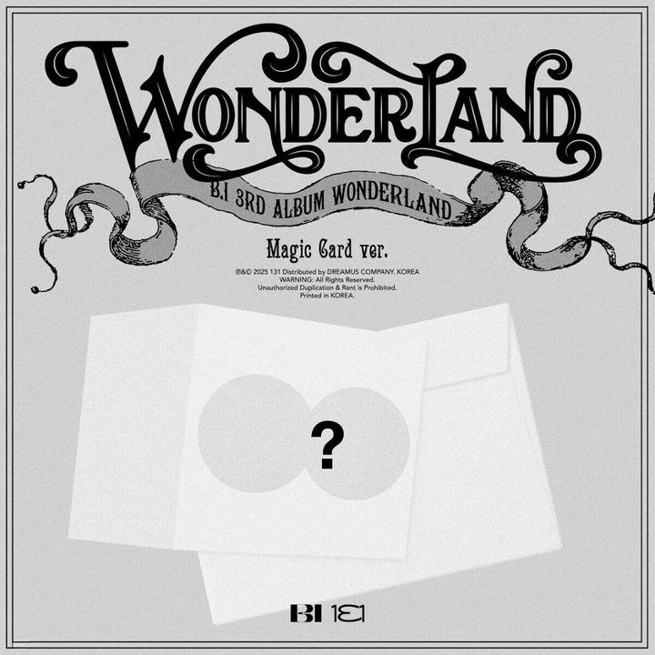 金韓彬 B.I - 正規三輯: Wonderland【Magic Card 版】（CD） 封面