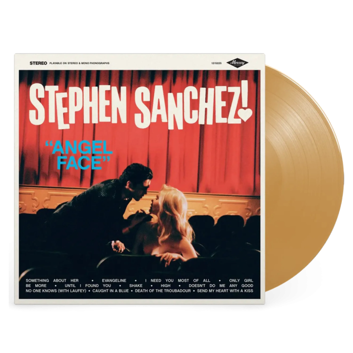 Stephen Sanchez - Angel Face（金色彩膠｜黑膠唱片 LP） 封面