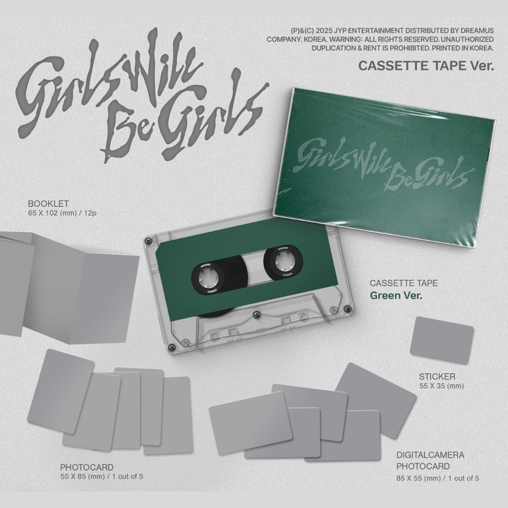 ITZY - Girls Will Be Girls【Tape 版】（卡帶） 內頁 1