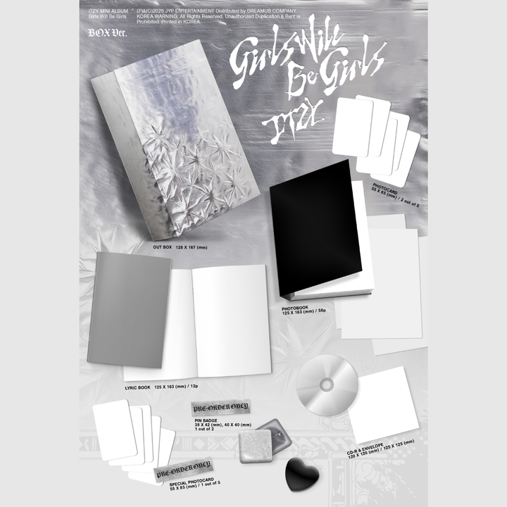 ITZY - Girls Will Be Girls【BOX 版】（CD） 內頁 1