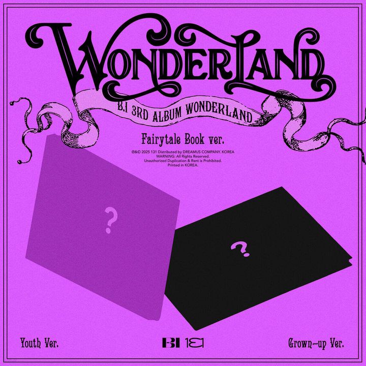 B.I - 正規三輯: Wonderland【Fairy Tale 版】（CD） 封面