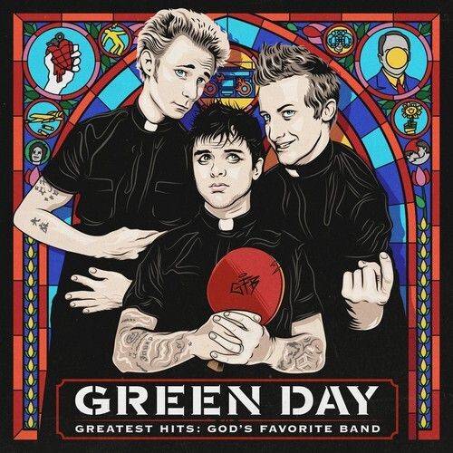 GREEN DAY - GREATEST HITS: GOD'S FAVORITE BAND【精選輯】（黑膠唱片 LP） 封面