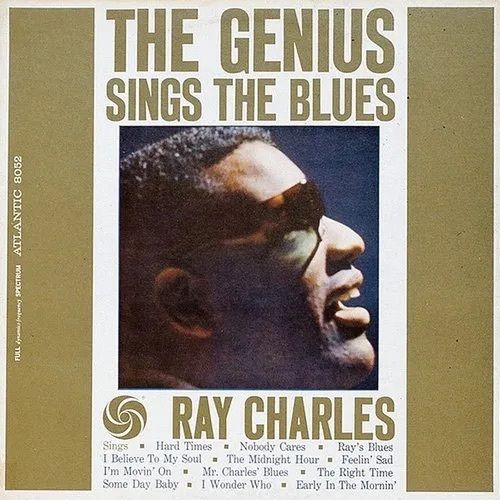 Ray Charles - Genius sings the blues（透明膠｜黑膠唱片 LP） 封面