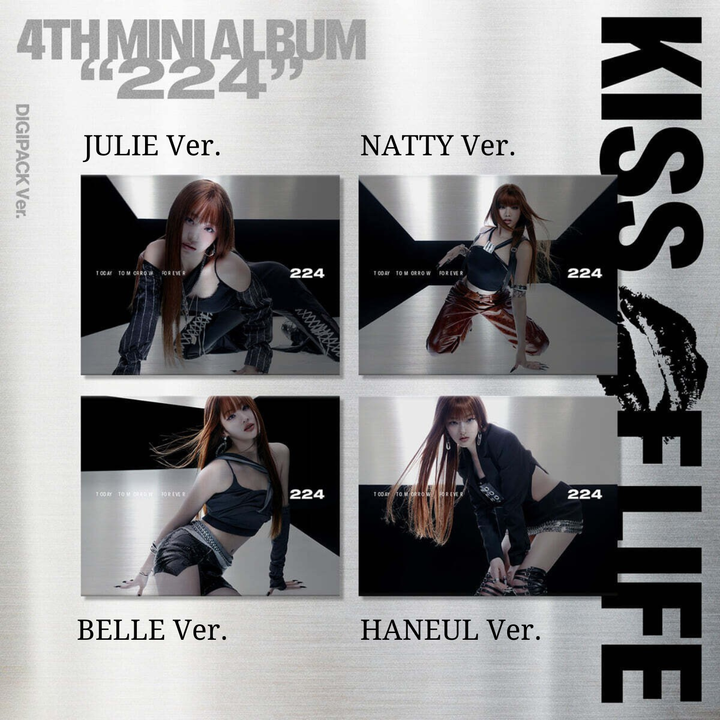 KISS OF LIFE - 迷你四輯: 224【Digipack 版】（CD） 封面
