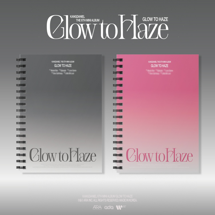KANG DANIEL - 迷你六輯: Glow To Haze【Photobook版】（CD） 封面