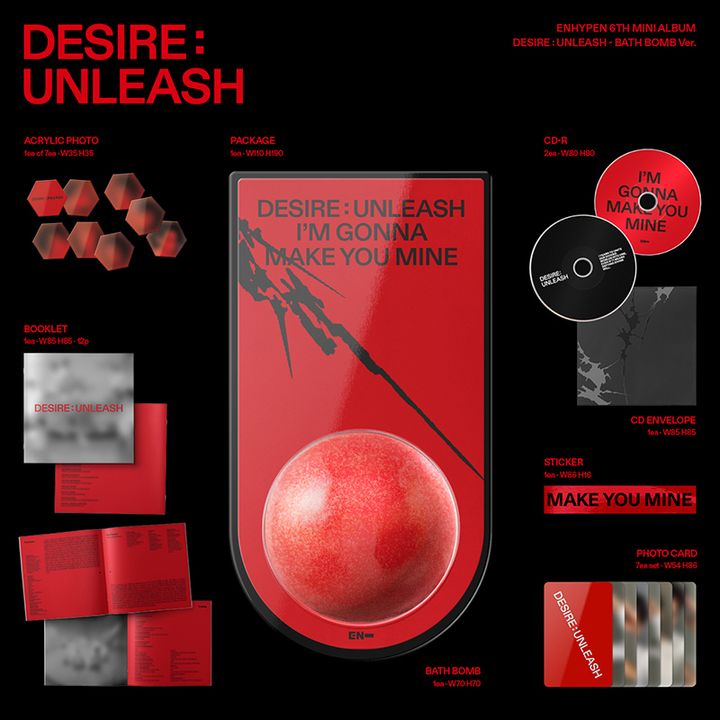 ENHYPEN - 迷你六輯: Desire: Unleash【Bath Bomb版】（CD） 內頁 1