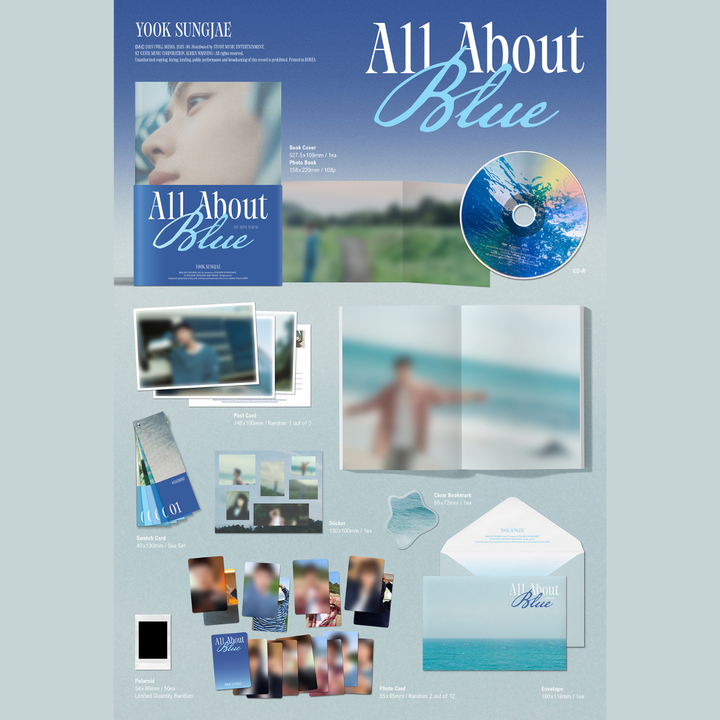 陸星材 YOOK SUNG JAE - 迷你一輯: All About Blue【Photobook版】（CD） 內頁 1