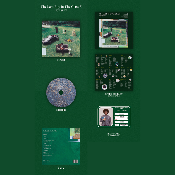 【親簽版】JAYCI YUCCA - The Last Boy In The Class 3（CD） 內頁 1