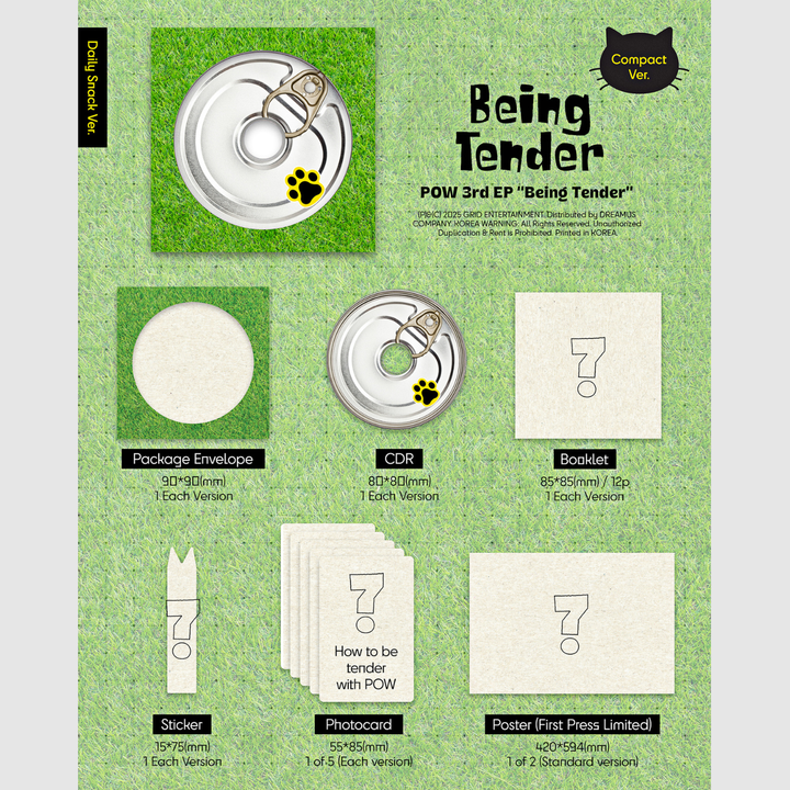 POW - 迷你三輯: Being Tender【Compact 版】（CD） 內頁 1
