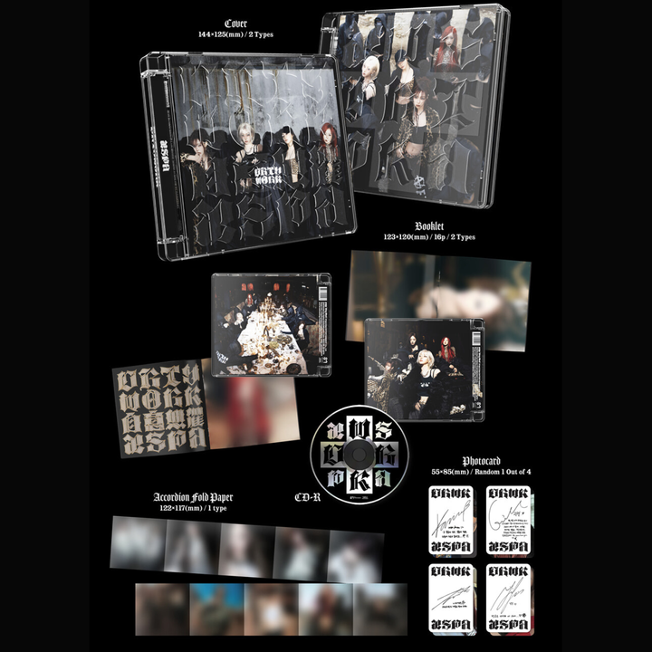 aespa - 單曲: Dirty Work 【Dirty Code版】（CD） 內頁 1