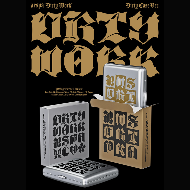 aespa - 單曲: Dirty Work 【Dirty Case版】（CD） 封面