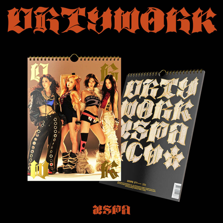 aespa - 單曲: Dirty Work 【Dirty Worker版】（CD） 封面