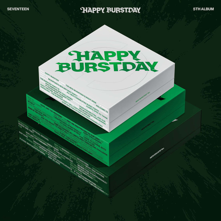 SEVENTEEN - 正規五輯: Happy Burstday【Photobook版】（CD） 封面