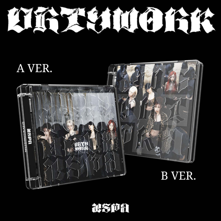 aespa - 單曲: Dirty Work 【Dirty Code版】（CD） 封面