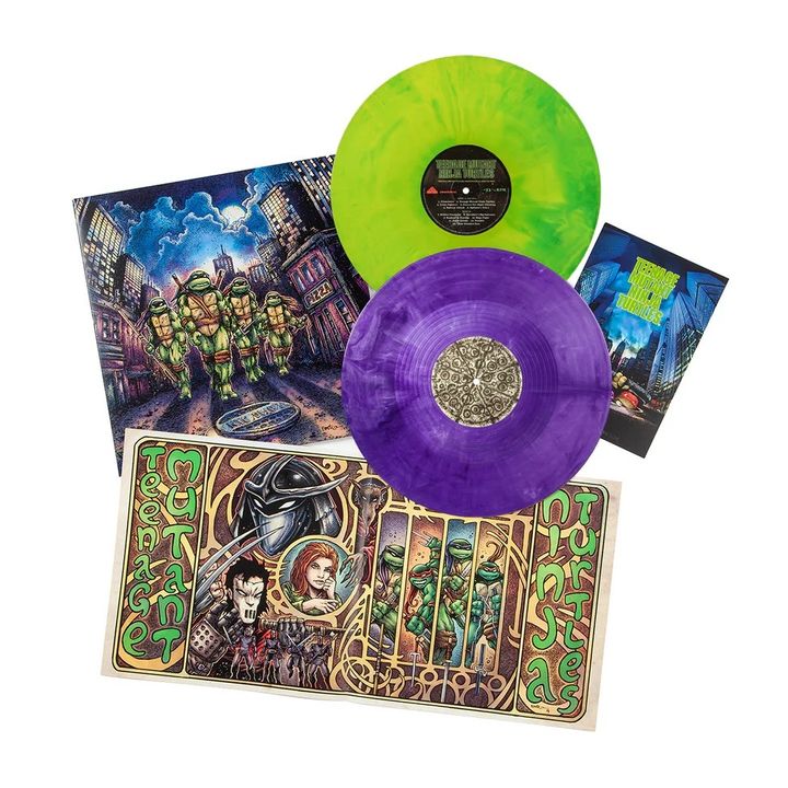 忍者龜：變種世代 Teenage Mutant Ninja Turtles 【彩膠】 (黑膠唱片 LP) 內頁 1