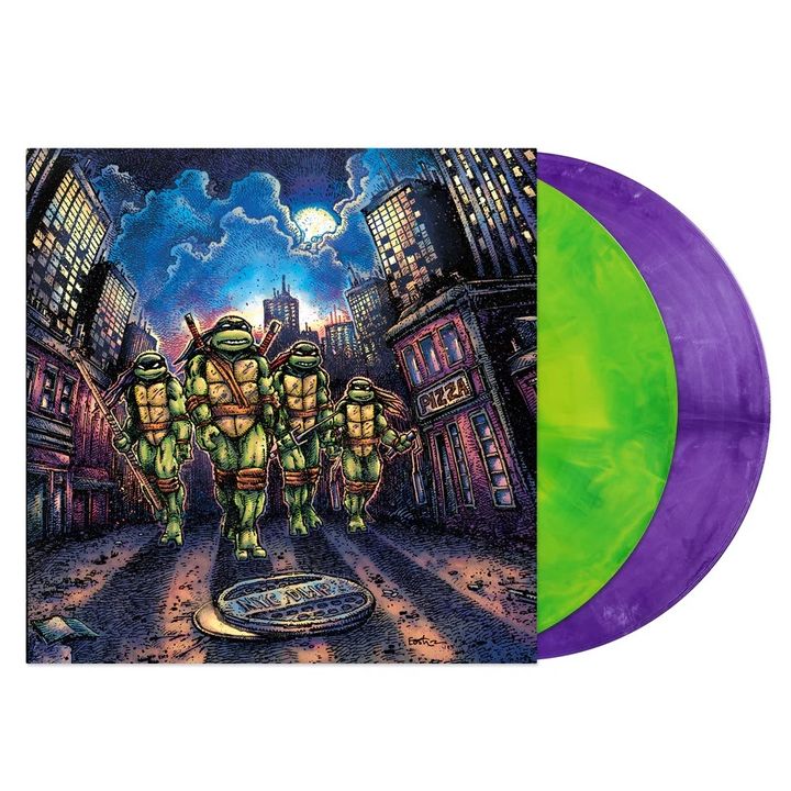 忍者龜：變種世代 Teenage Mutant Ninja Turtles 【彩膠】 (黑膠唱片 LP) 封面