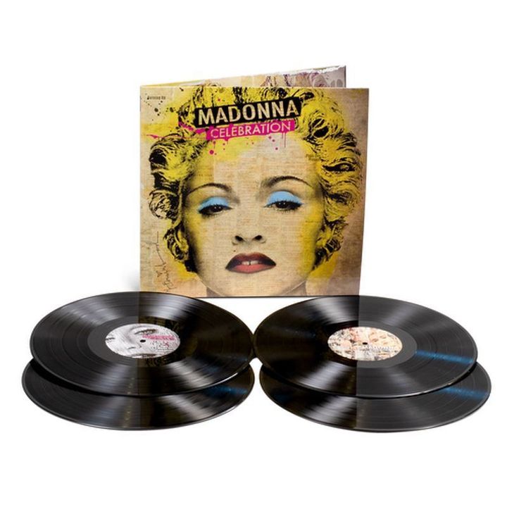 Madonna - Celebration 【豪華版】 (黑膠唱片 4LP) 封面