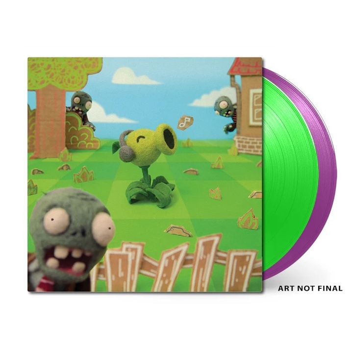 《植物大戰殭屍》 Plants vs. Zombies 原聲帶（黑膠唱片 LP） 封面