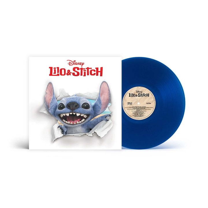 星際寶貝 Lilo & Stitch 電影版原聲帶【藍色彩膠】（黑膠唱片 LP） 封面