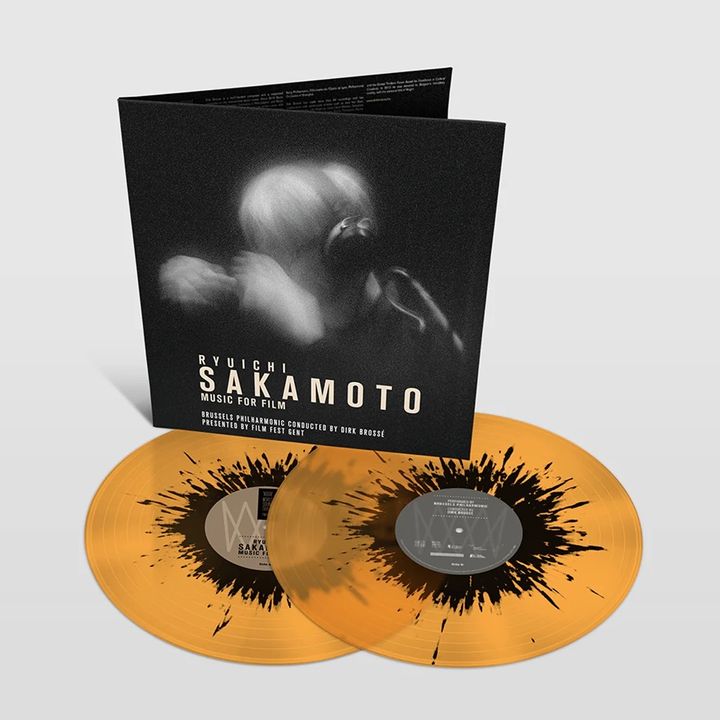 坂本龍一 Ryuichi Sakamoto - Music For Film 【橘色彩膠】（黑膠唱片 2LP） 封面