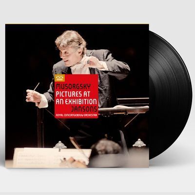 Mussorgsky / Mariss Jansons / Royal Concertgebouw - 穆索斯基 Mussorgsky：圖畫展覽會 Pictures At An Exhibition（黑膠唱片 LP） 封面