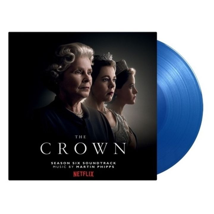 王冠 The Crown 第六季 【藍色彩膠｜Netflix 原聲帶】（黑膠唱片 LP） 封面