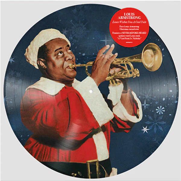 Louis Armstrong & His All Stars - Louis Wishes You A Cool Yule 【圖片彩膠】（黑膠唱片 LP） 封面