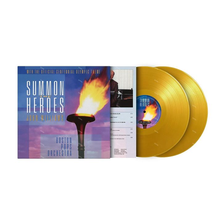 John Williams - Summon The Heroes【黃色彩膠】（黑膠唱片 2LP） 封面