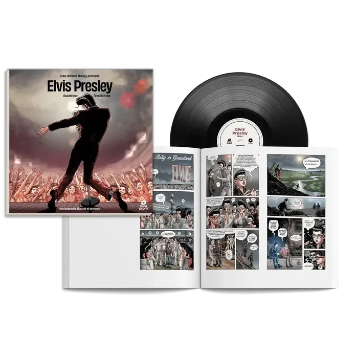 Elvis Presley - Vinyl Story 【收藏版相冊】（黑膠唱片 LP） 封面